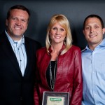Top Dogs Brent and Shannon Potvin of DogWatch of Metro-Atlanta with installer Ryan Kellems